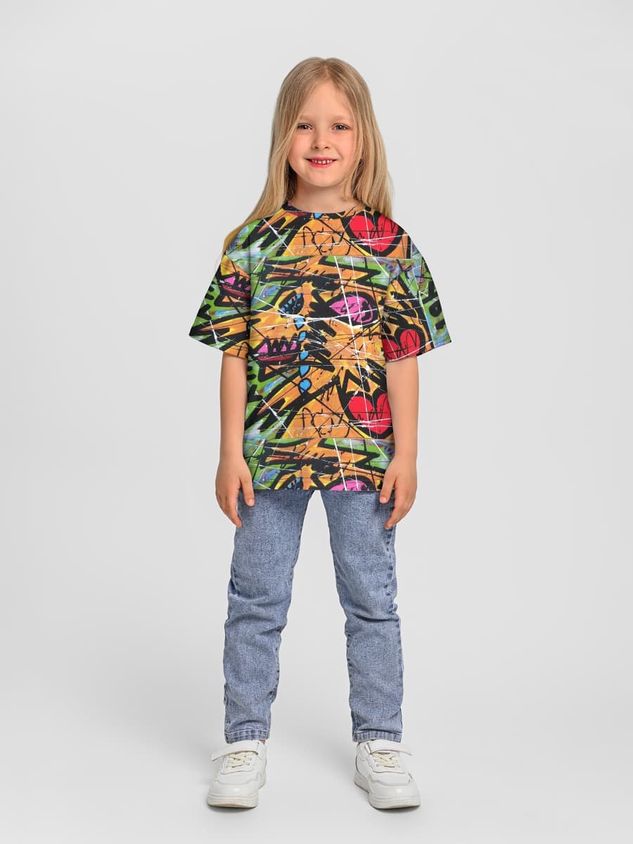 T-shirt coton oversize fille