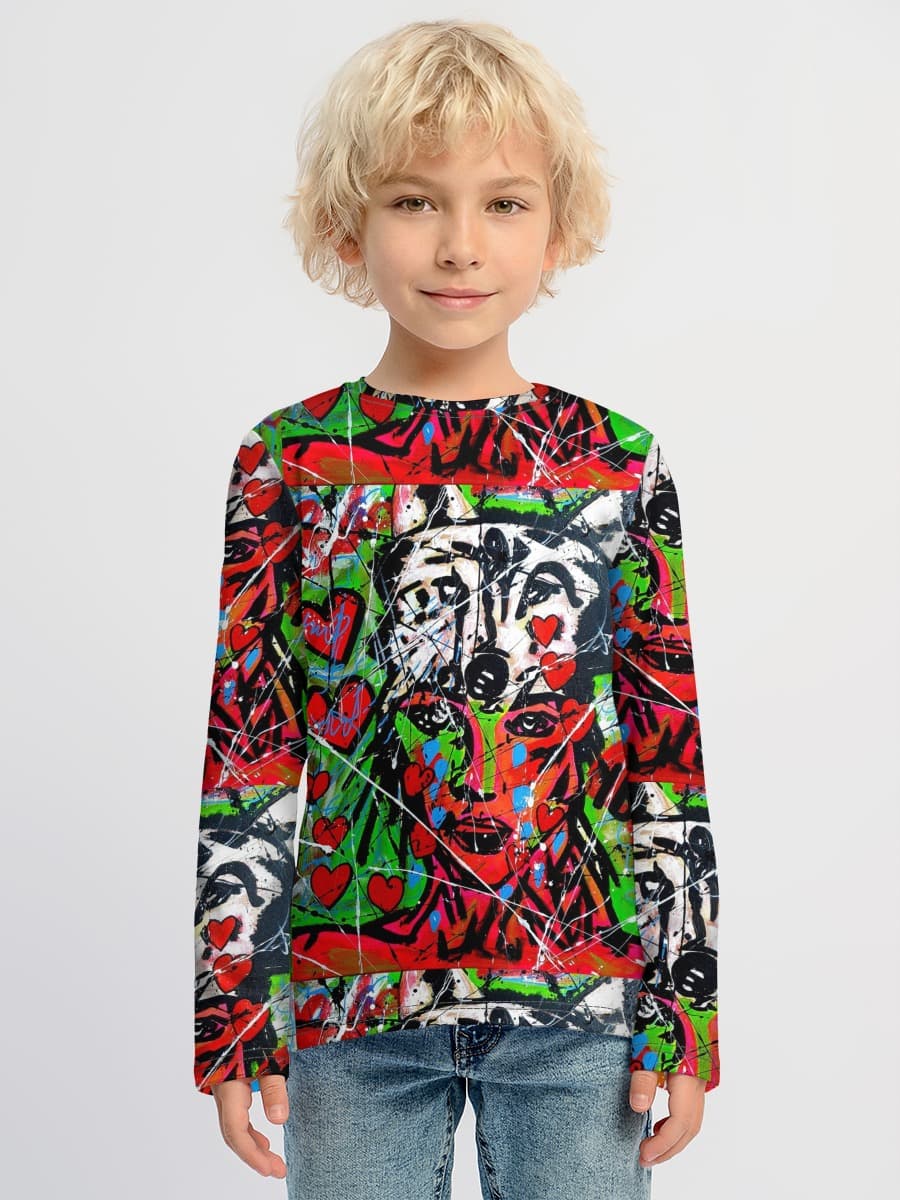 T-shirt manches longues coton garçon