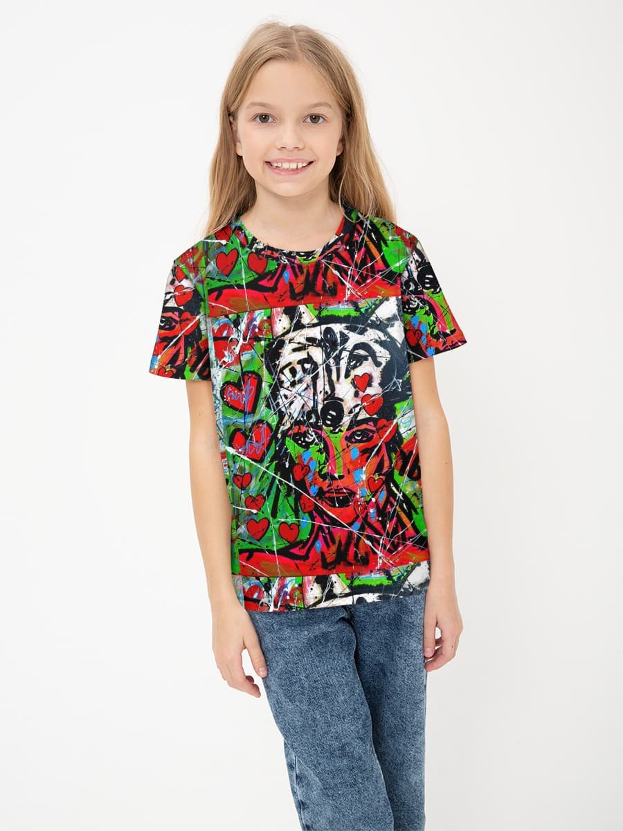 T-shirt coton basique fille