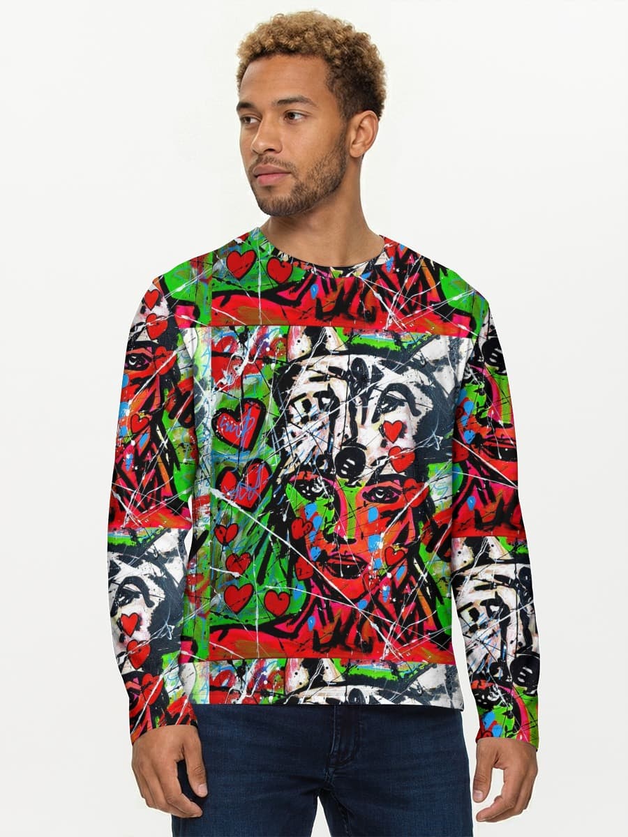 T-shirt Coton Manches Longues Homme