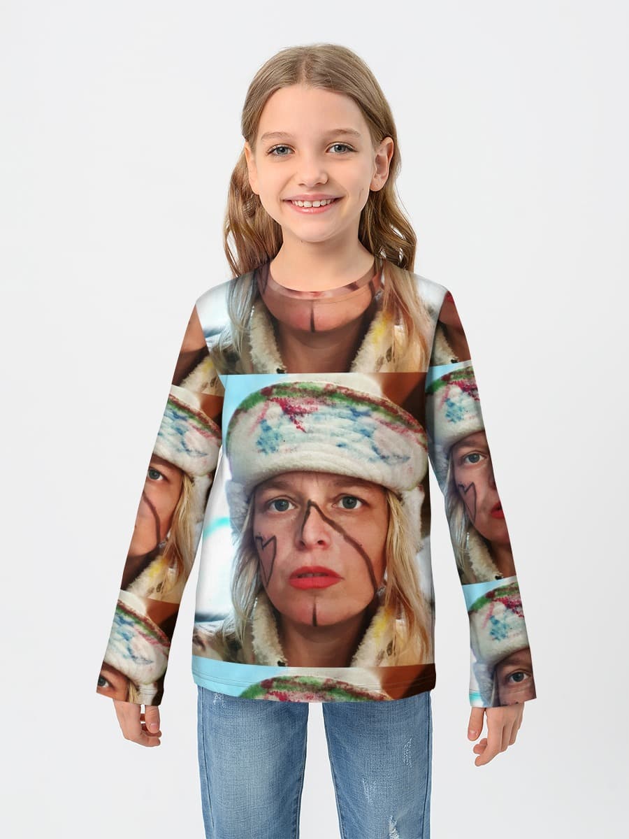 T-shirt manches longues coton fille