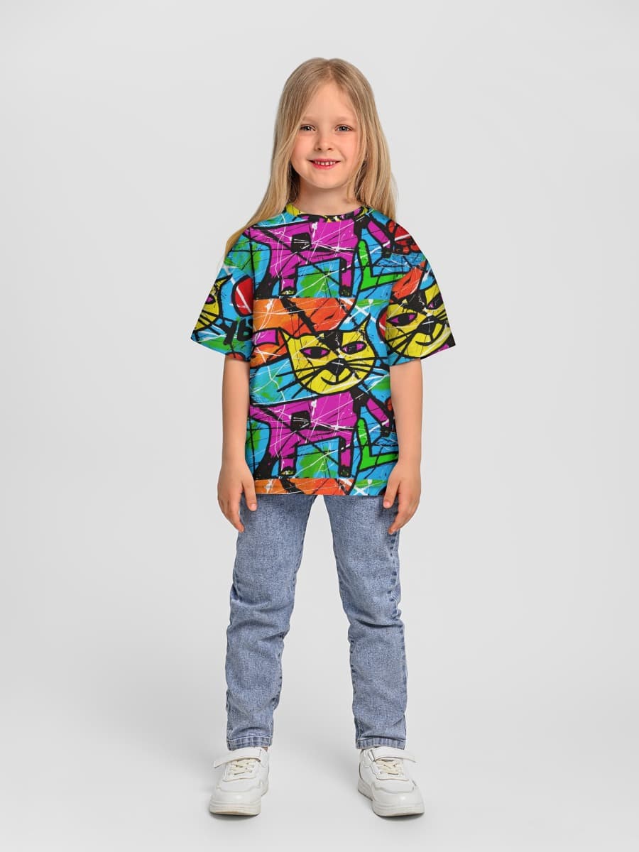 T-shirt coton oversize fille