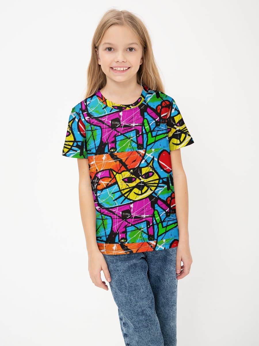 T-shirt coton basique fille