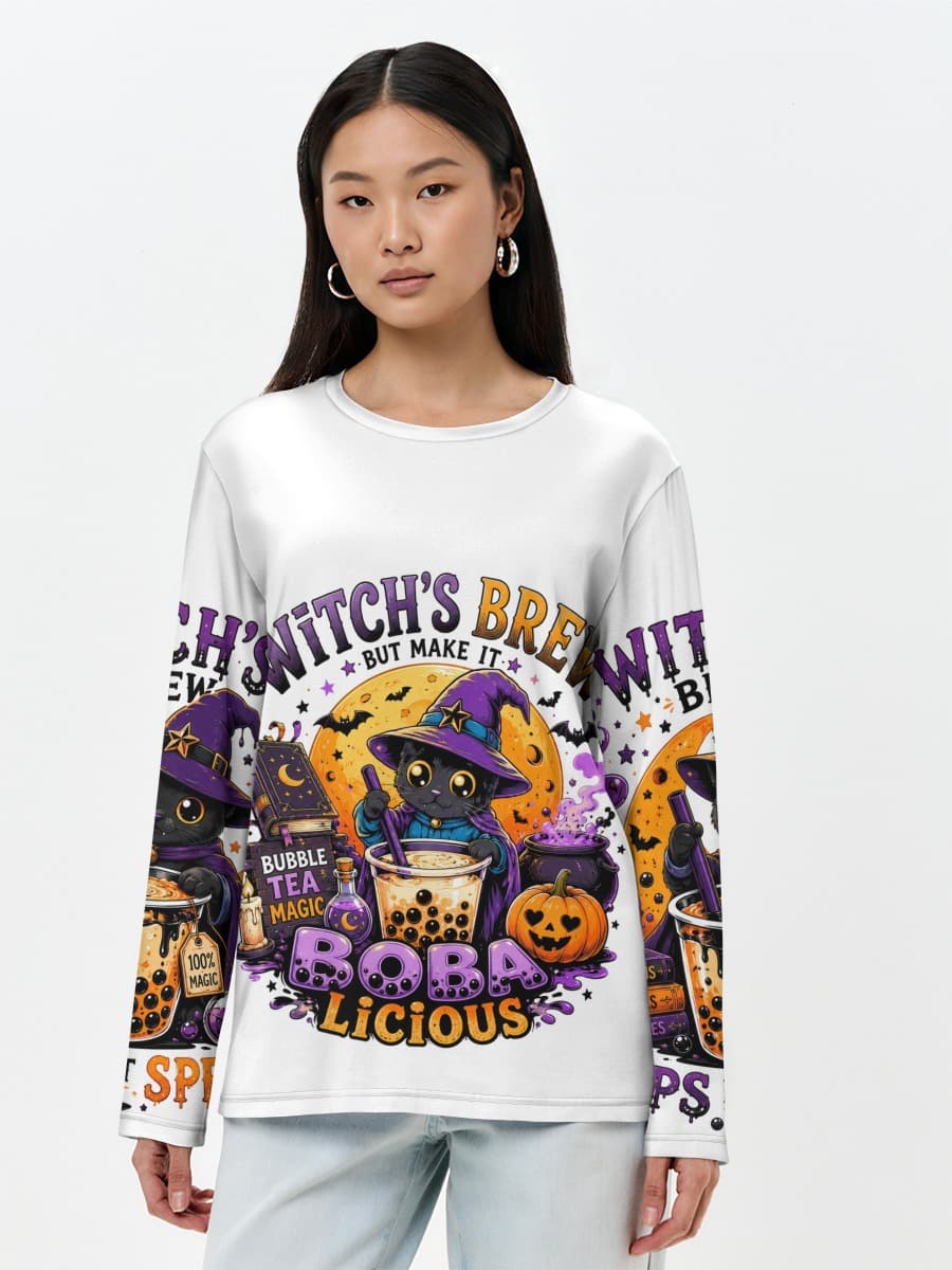 Women's long sleeve shirt. Cotton
