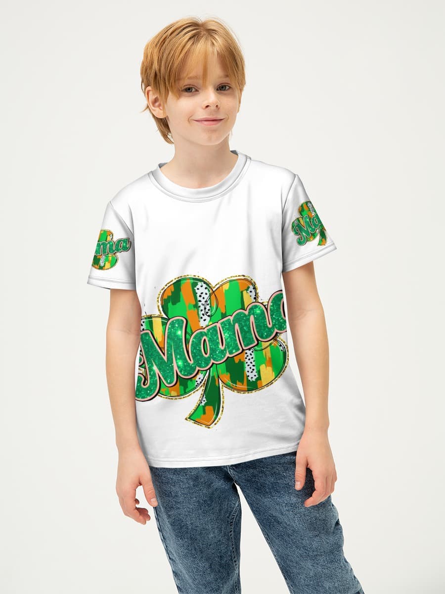 Boys' basic cotton T-shirt