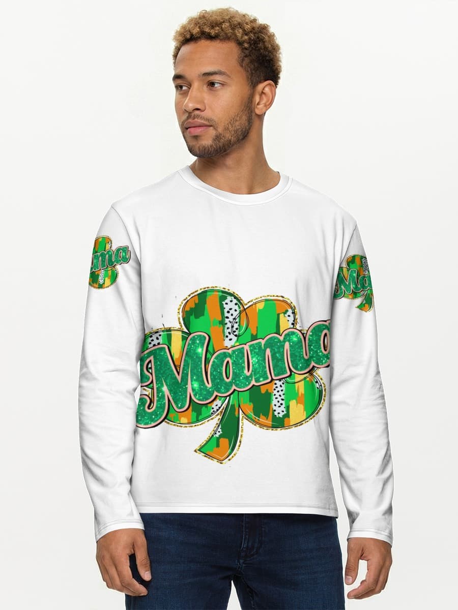 Men's cotton long sleeve shirt