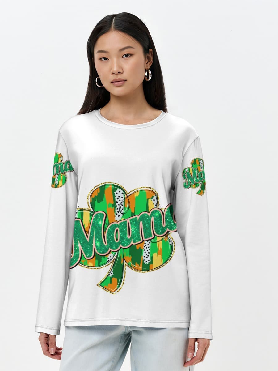 Women's long sleeve shirt. Cotton