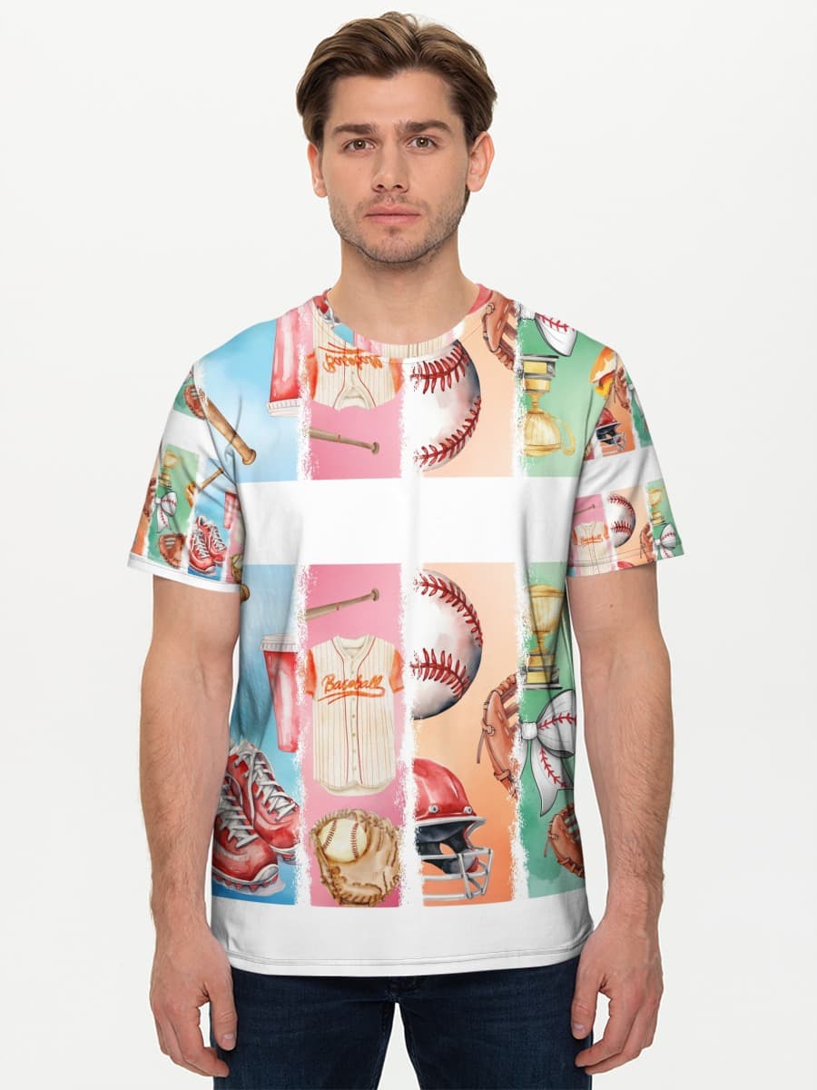 Men's basic cotton T-shirt