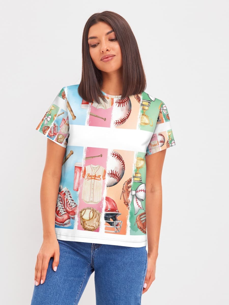 Women's basic cotton T-shirt