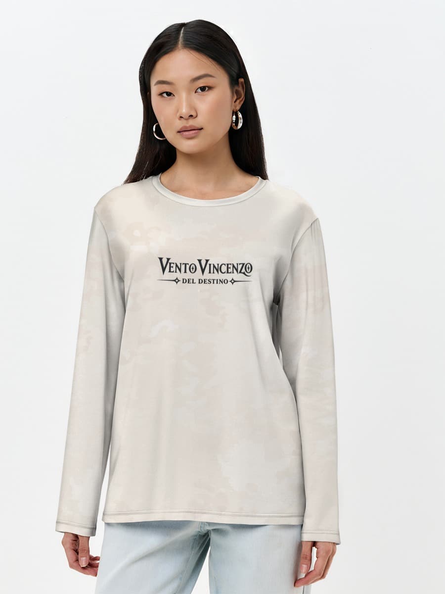 Women's long sleeve shirt. Cotton
