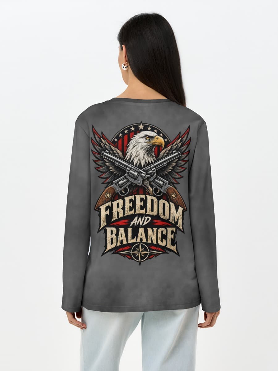 Women's long sleeve shirt. Cotton