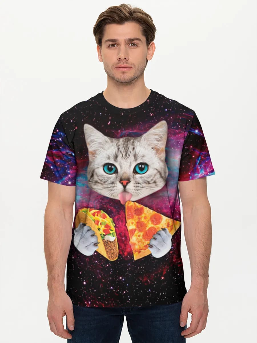 Taco de pizza de gato cósmico