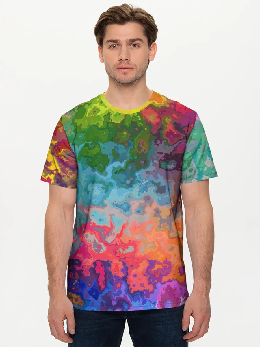 Flux de Couleurs Abstraites Vibrantes
