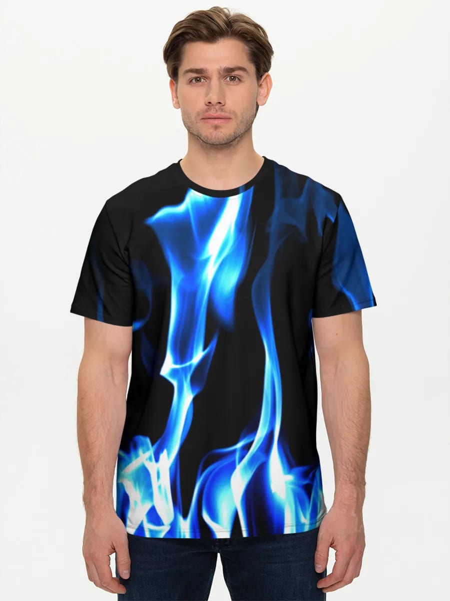 Llamas azul eléctrico