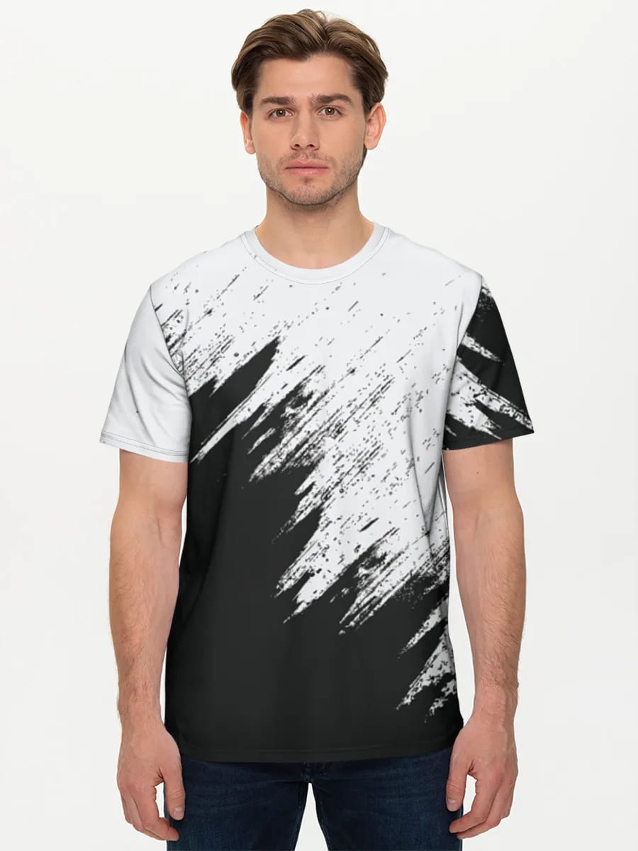 Coup de pinceau monochrome