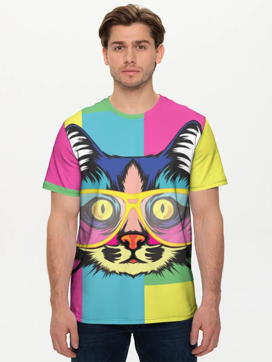 Gato genial con gafas
