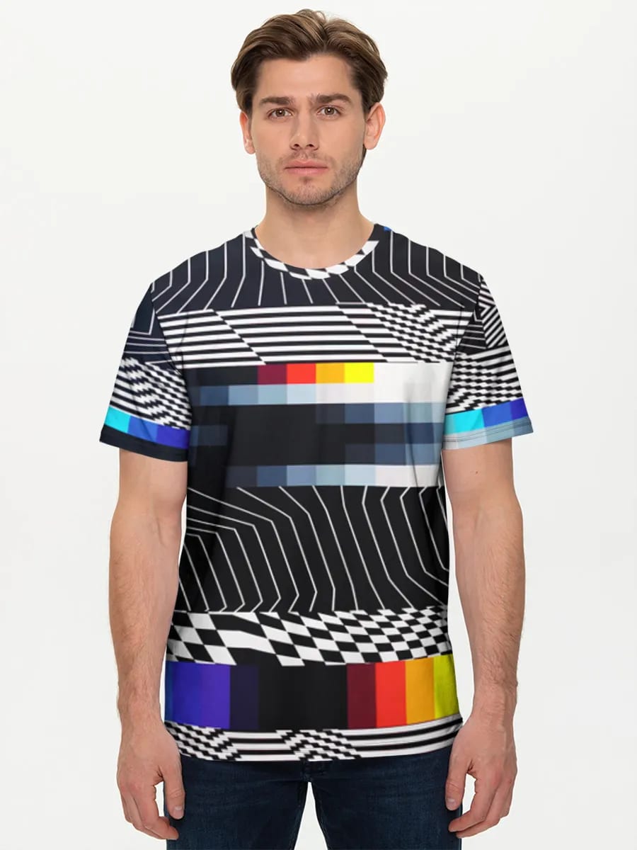Señal de Op Art con fallos