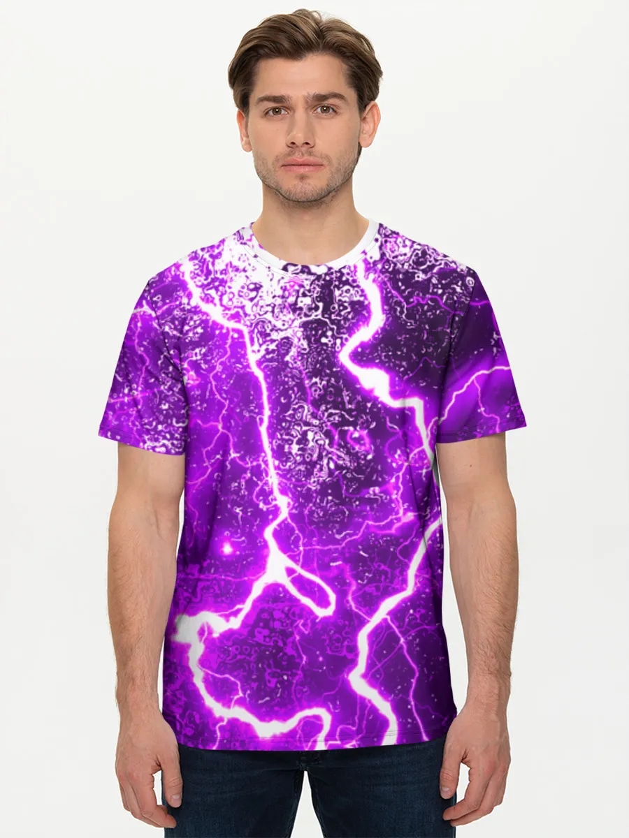 Neon Purple Lightning