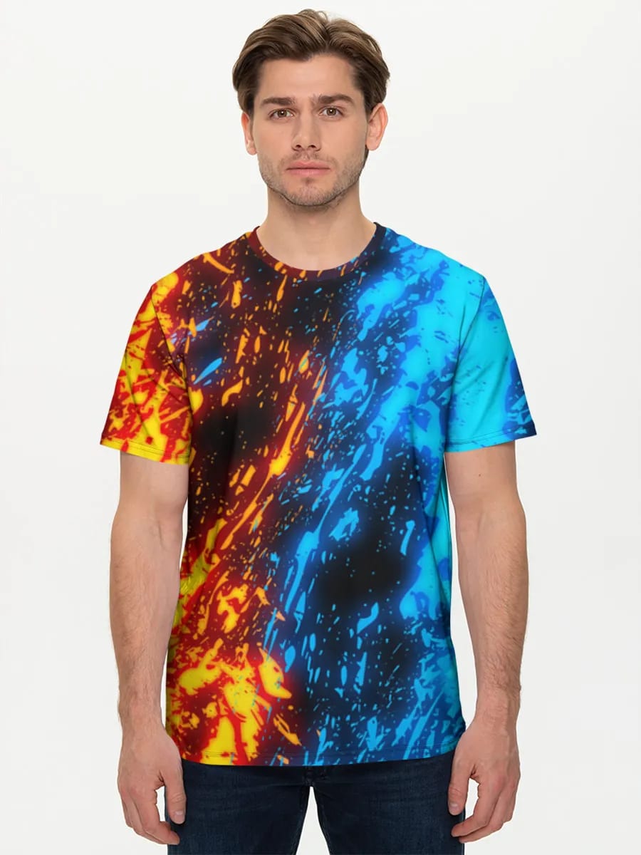 Salpicadura de fuego y hielo