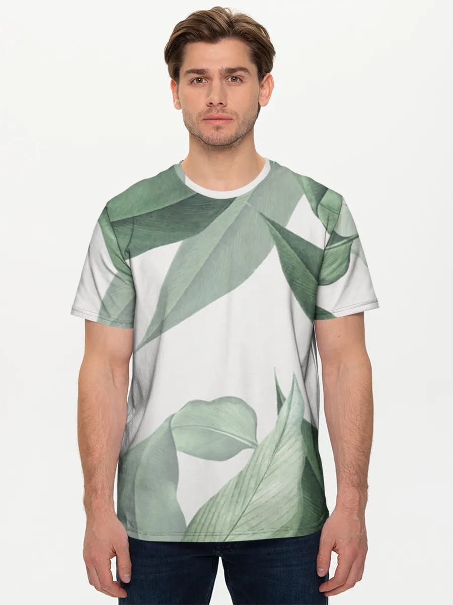 Watercolor Green Leaves