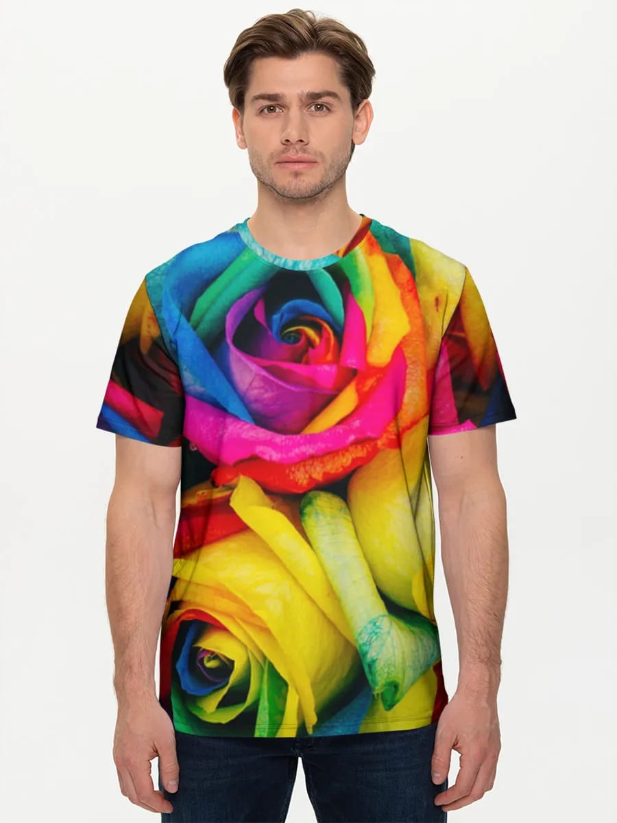 Rainbow Rose Bouquet