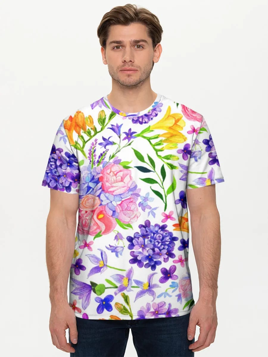 Watercolor Garden Flowers