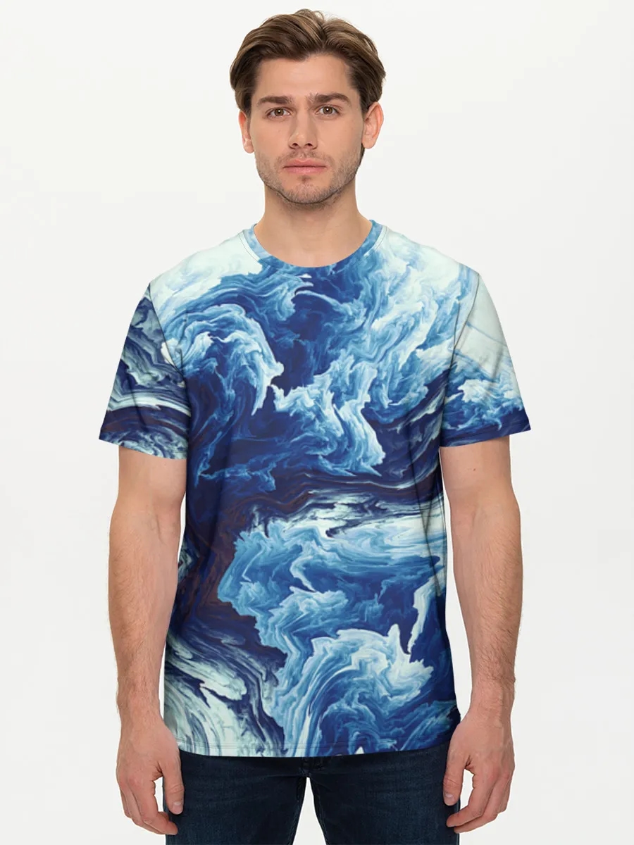 Blue Marble Swirl