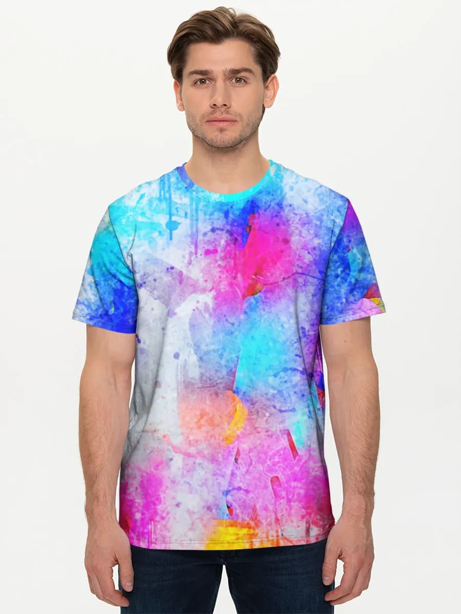 Herren Basic Baumwoll T-Shirt