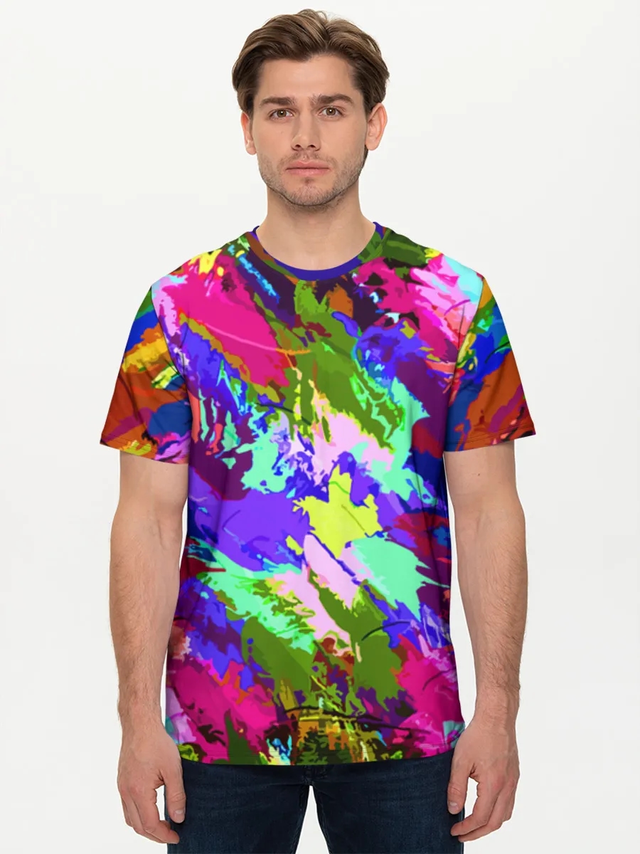 Vibrant Abstract Brushstrokes