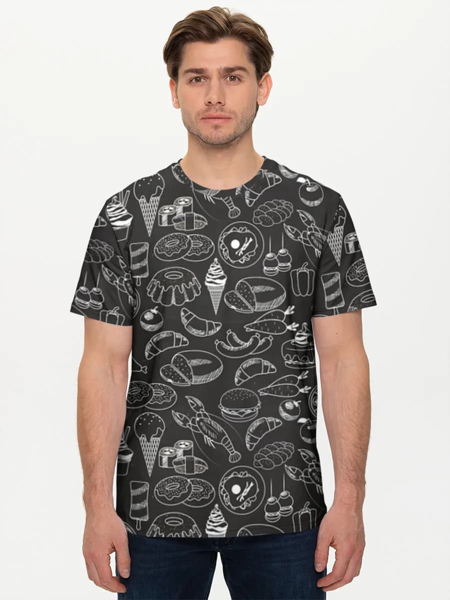 Herren Basic Baumwoll T-Shirt