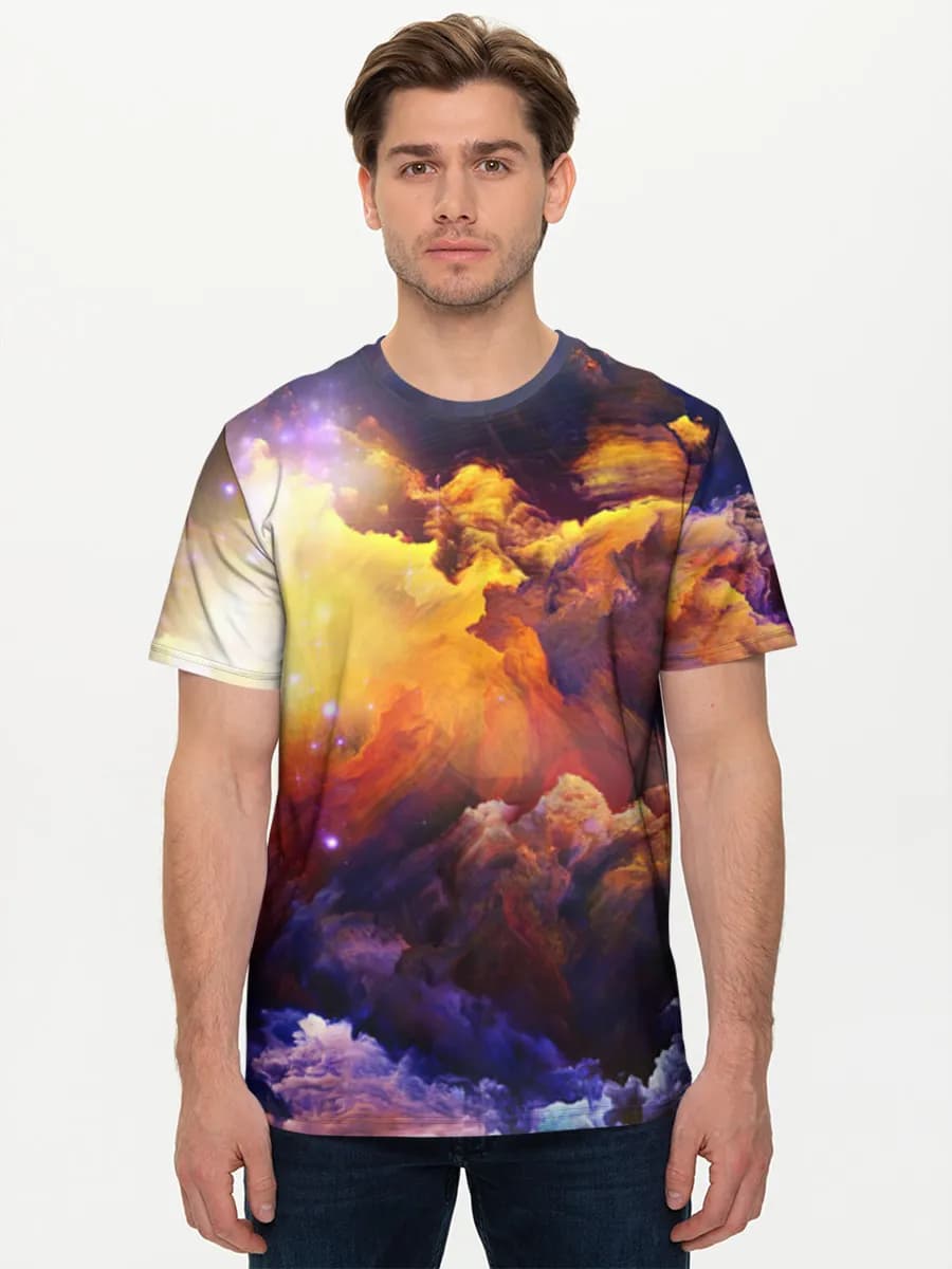 Men's basic cotton T-shirt