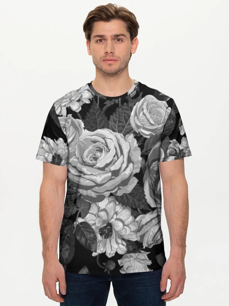 Monochrome Rose Garden