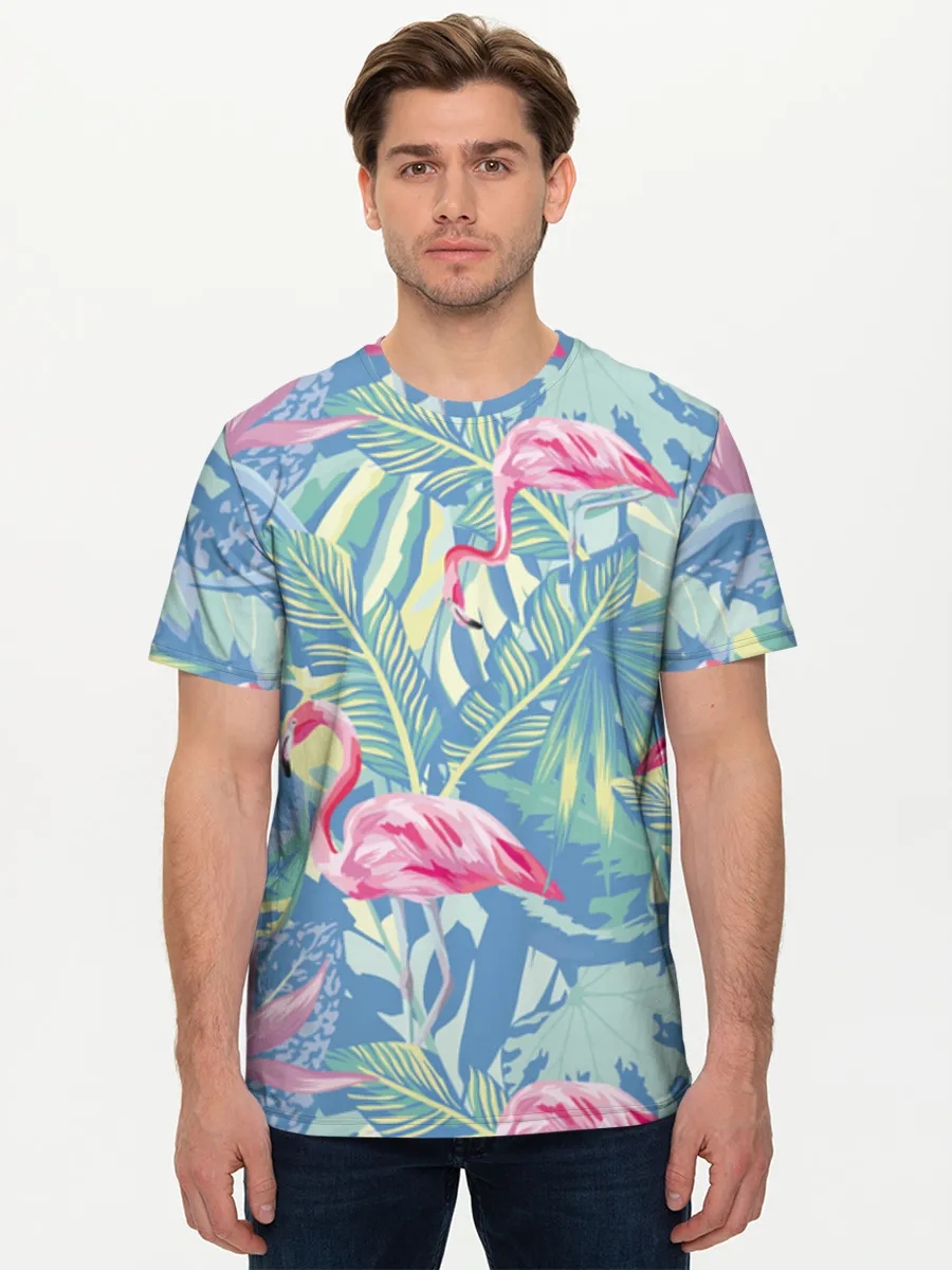 Tropical Flamingo Jungle