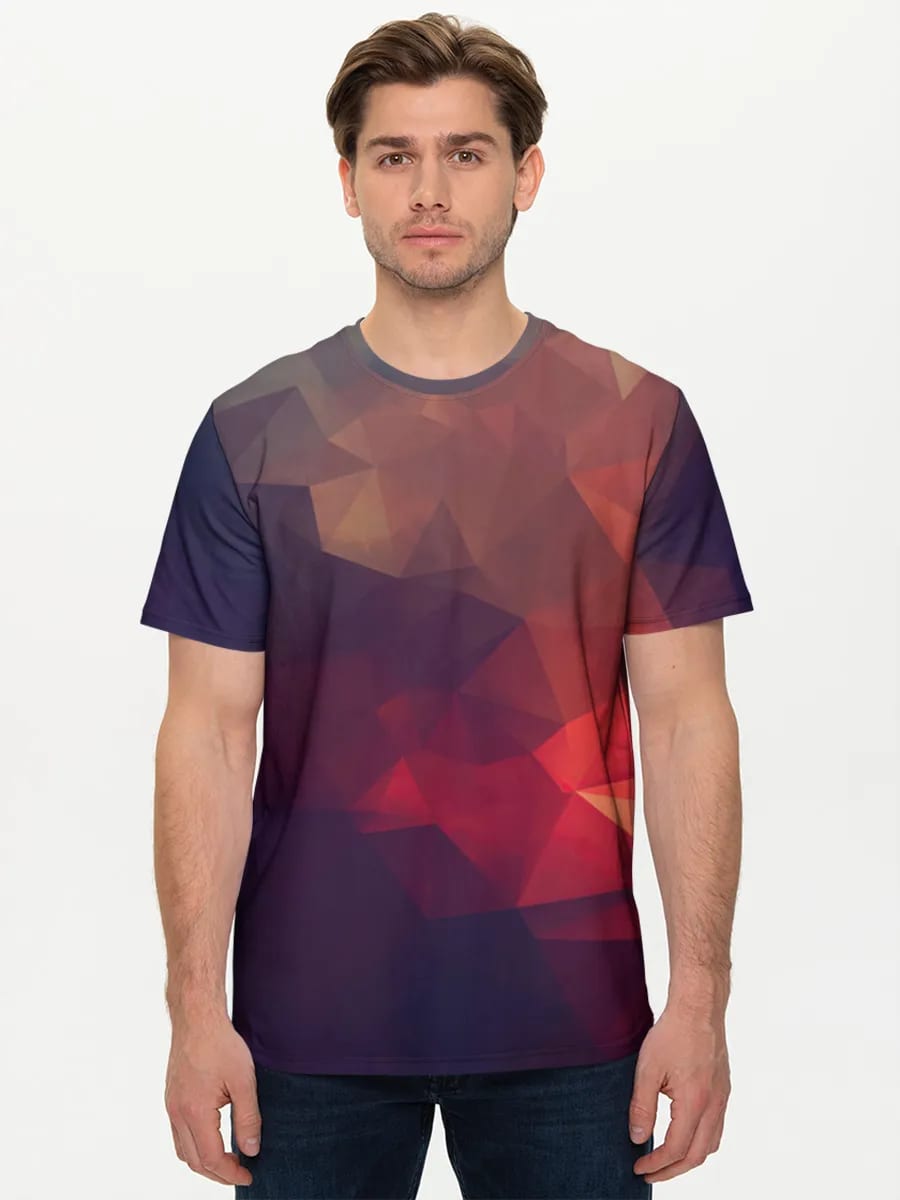 Low Poly Farbverlaufs-Geometrie