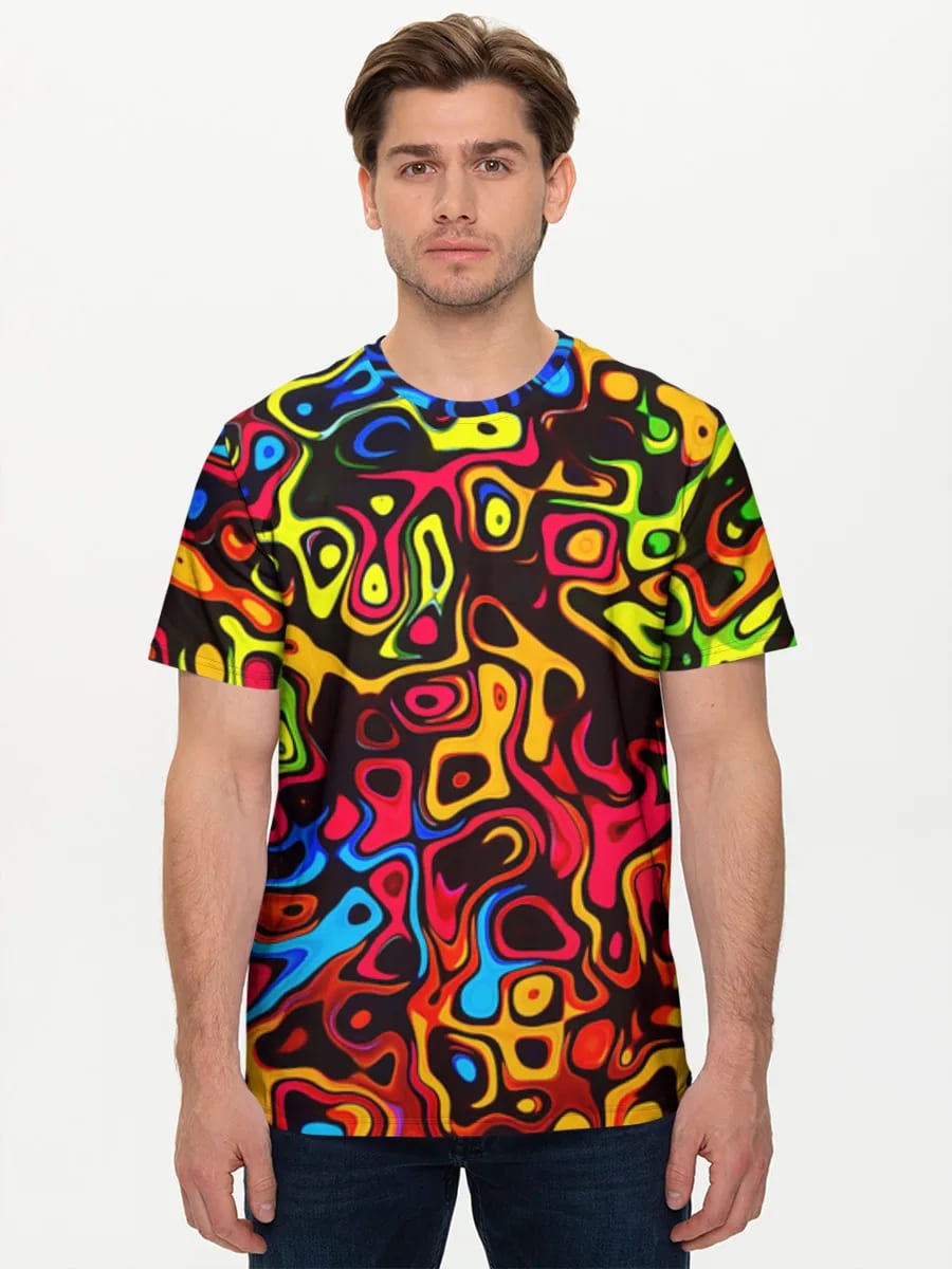 Psychedelischer Farbenschmelz