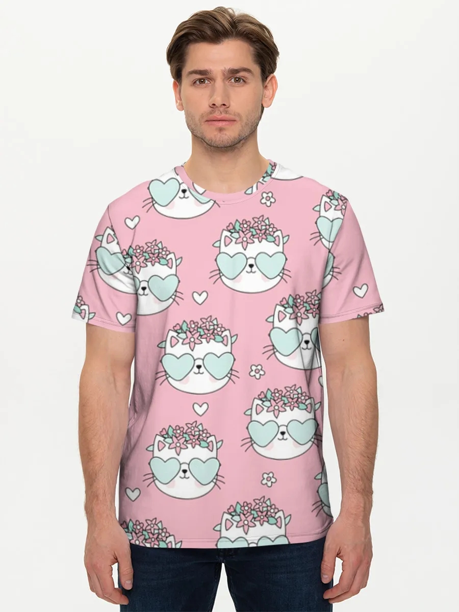 Kawaii Cats With Heart Shades