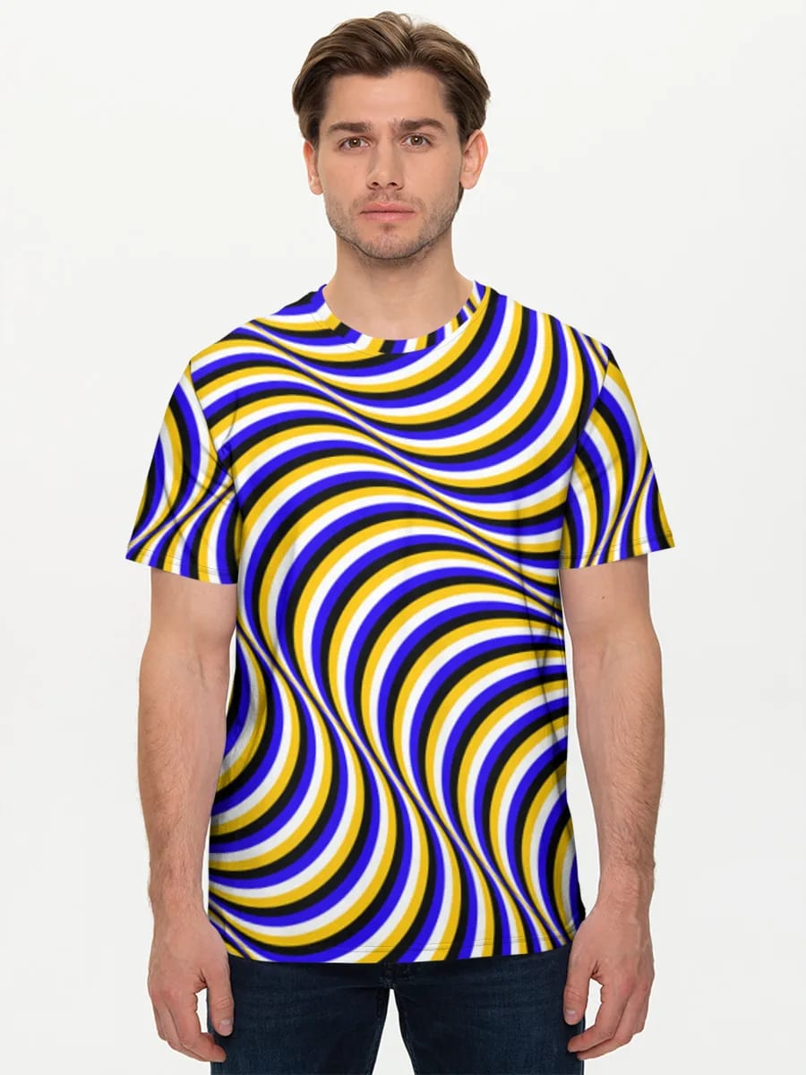 Trippy Wellen Op Art