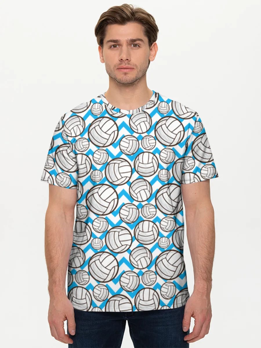 Estampado de chevrón de voleibol
