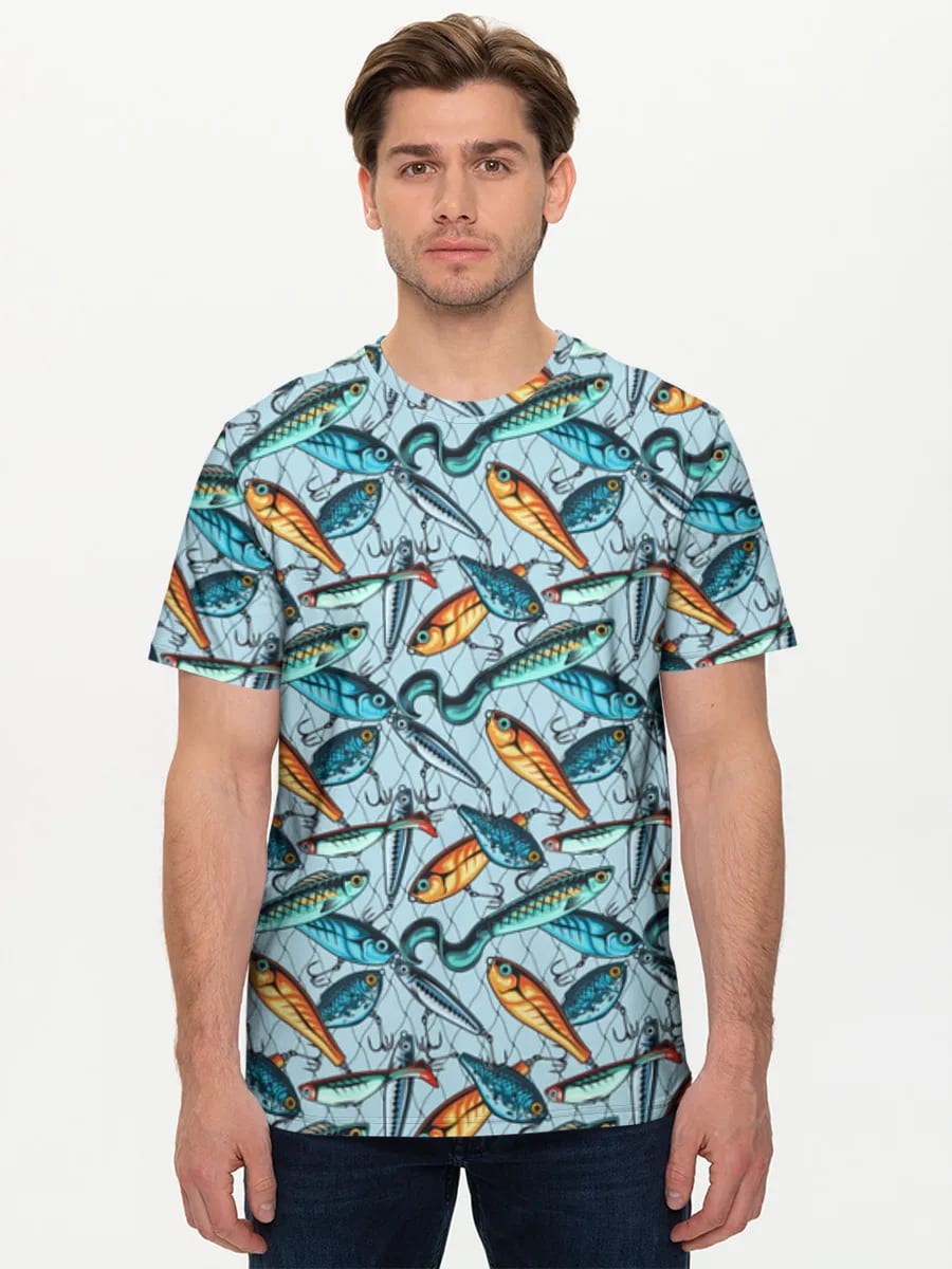 Señuelos de pesca coloridos