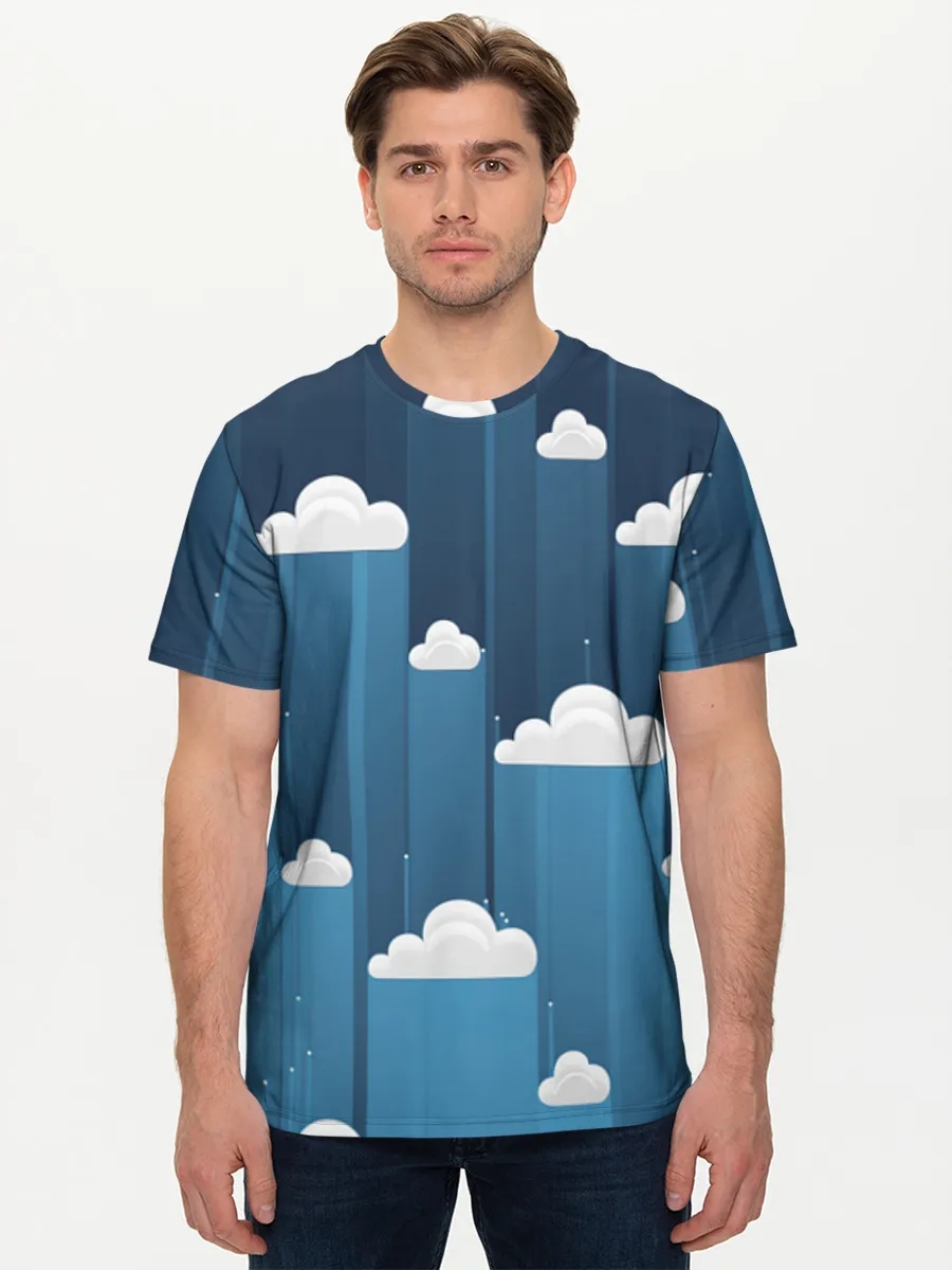 Falling Clouds Night Sky