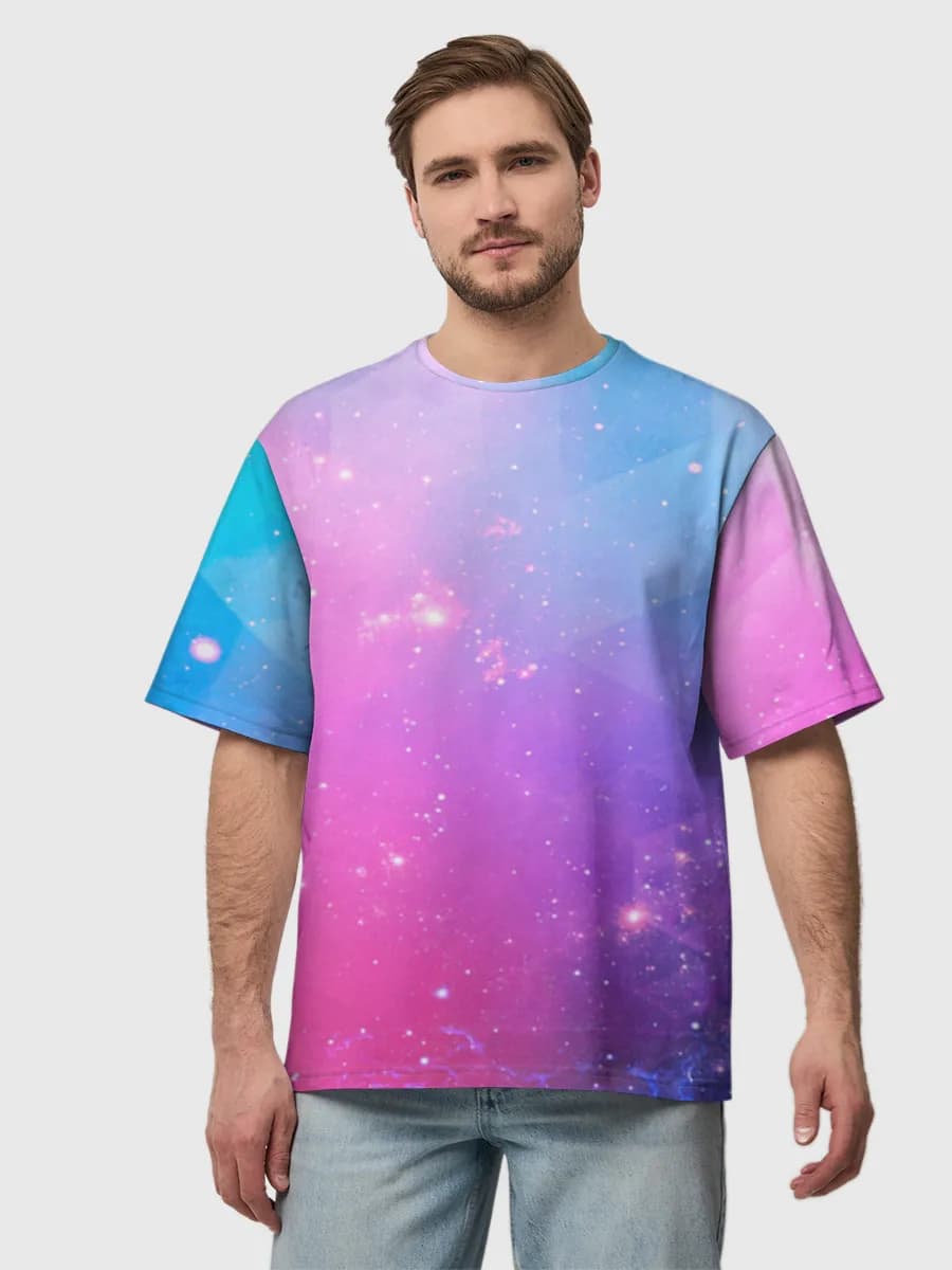 Men's oversized cotton T-shirt
