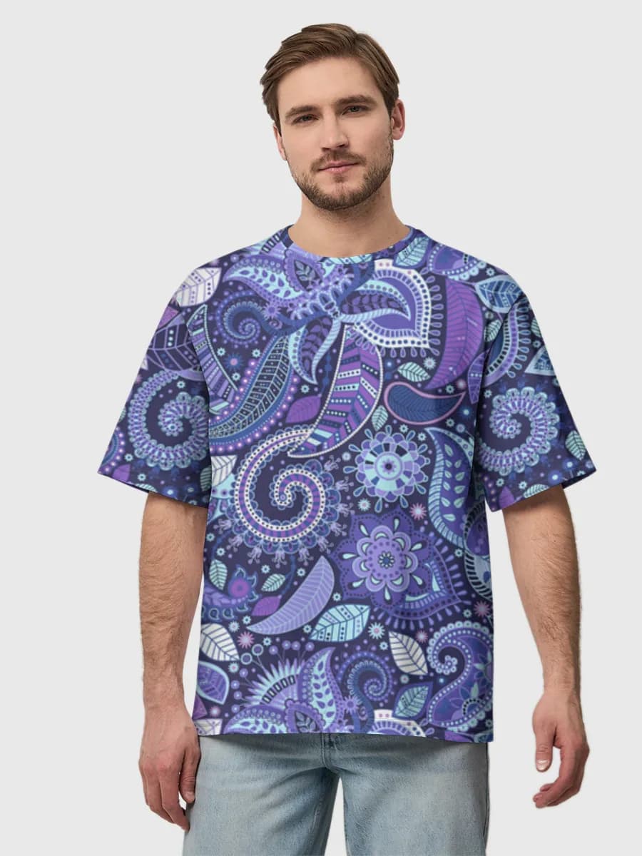 Herren Oversized Baumwoll T-Shirt