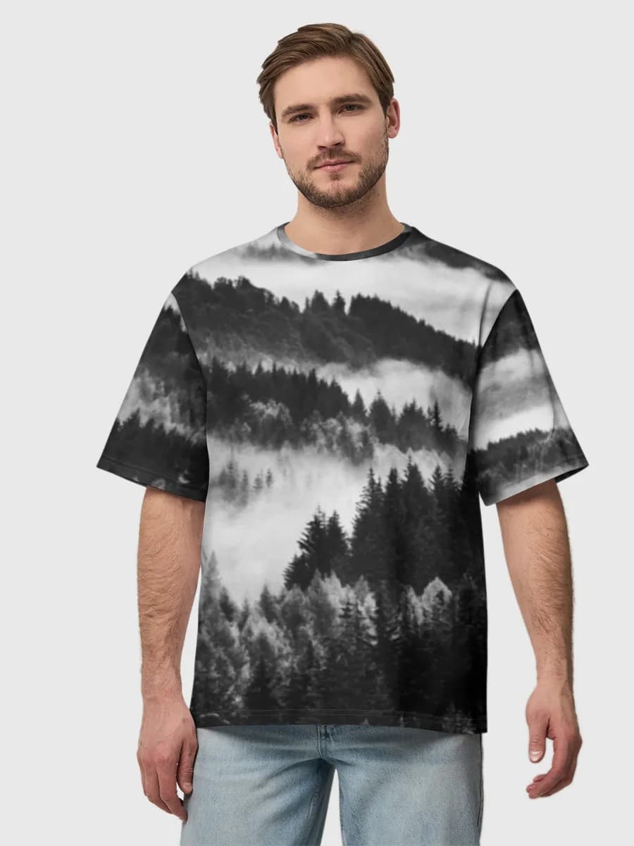 Men's oversized cotton T-shirt