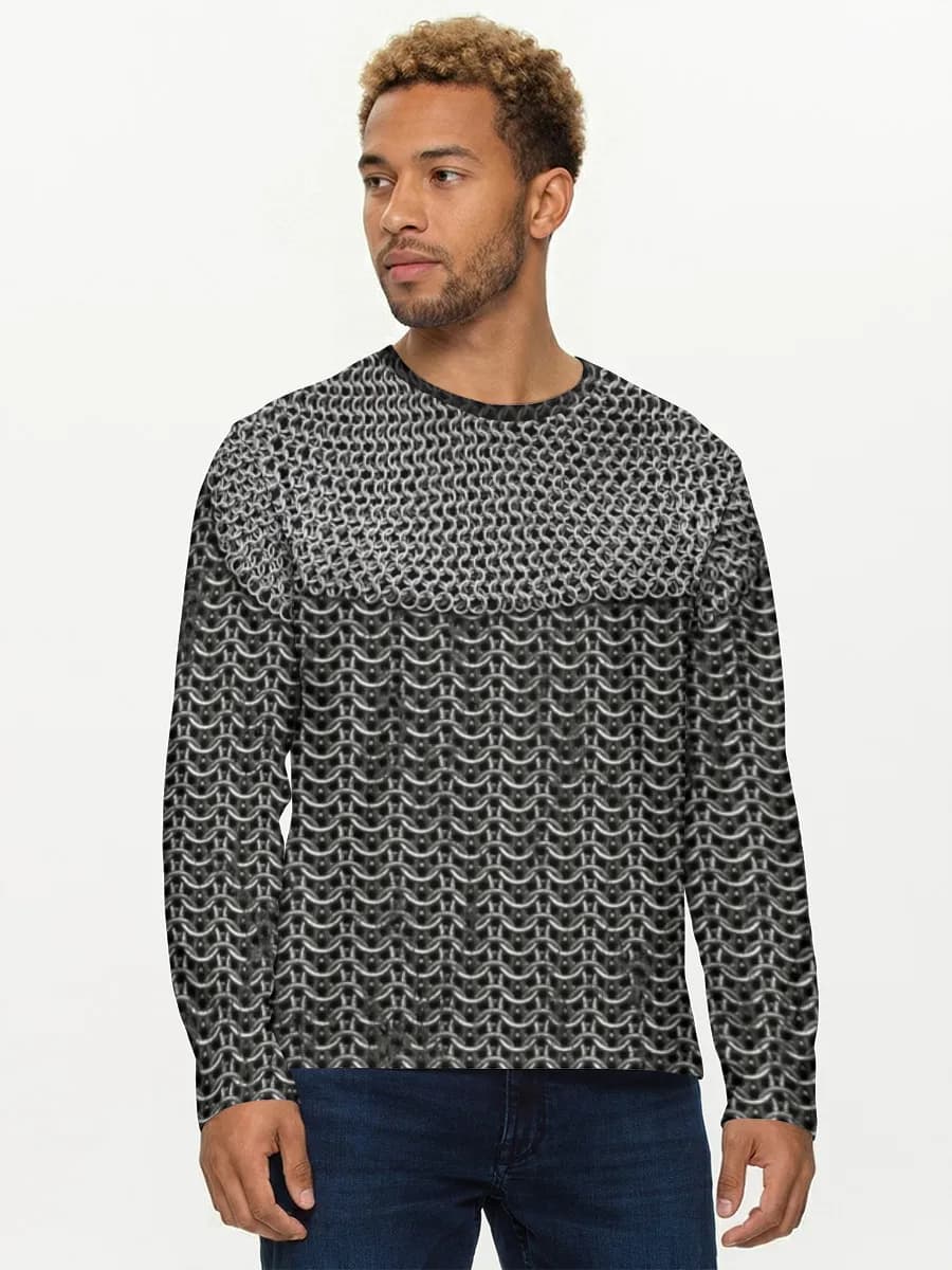 T-shirt Coton Manches Longues Homme