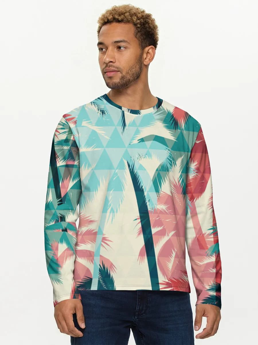 Men's cotton long sleeve shirt