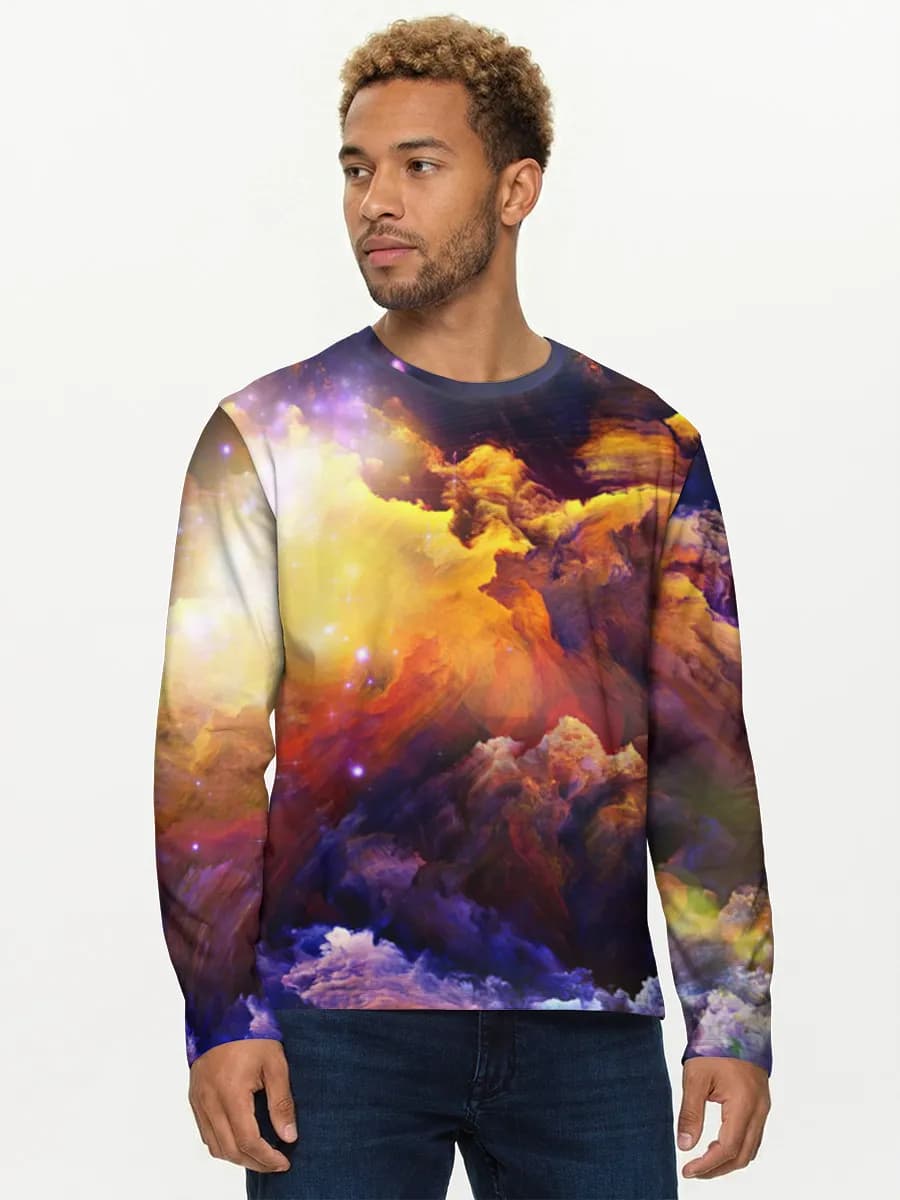 Men's cotton long sleeve shirt