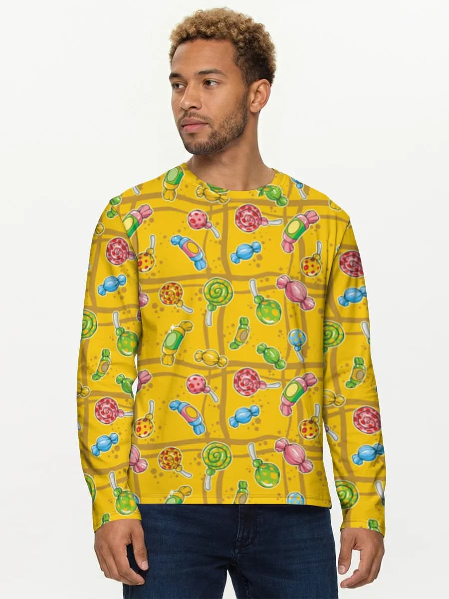 Camisa de manga larga de algodón para hombre