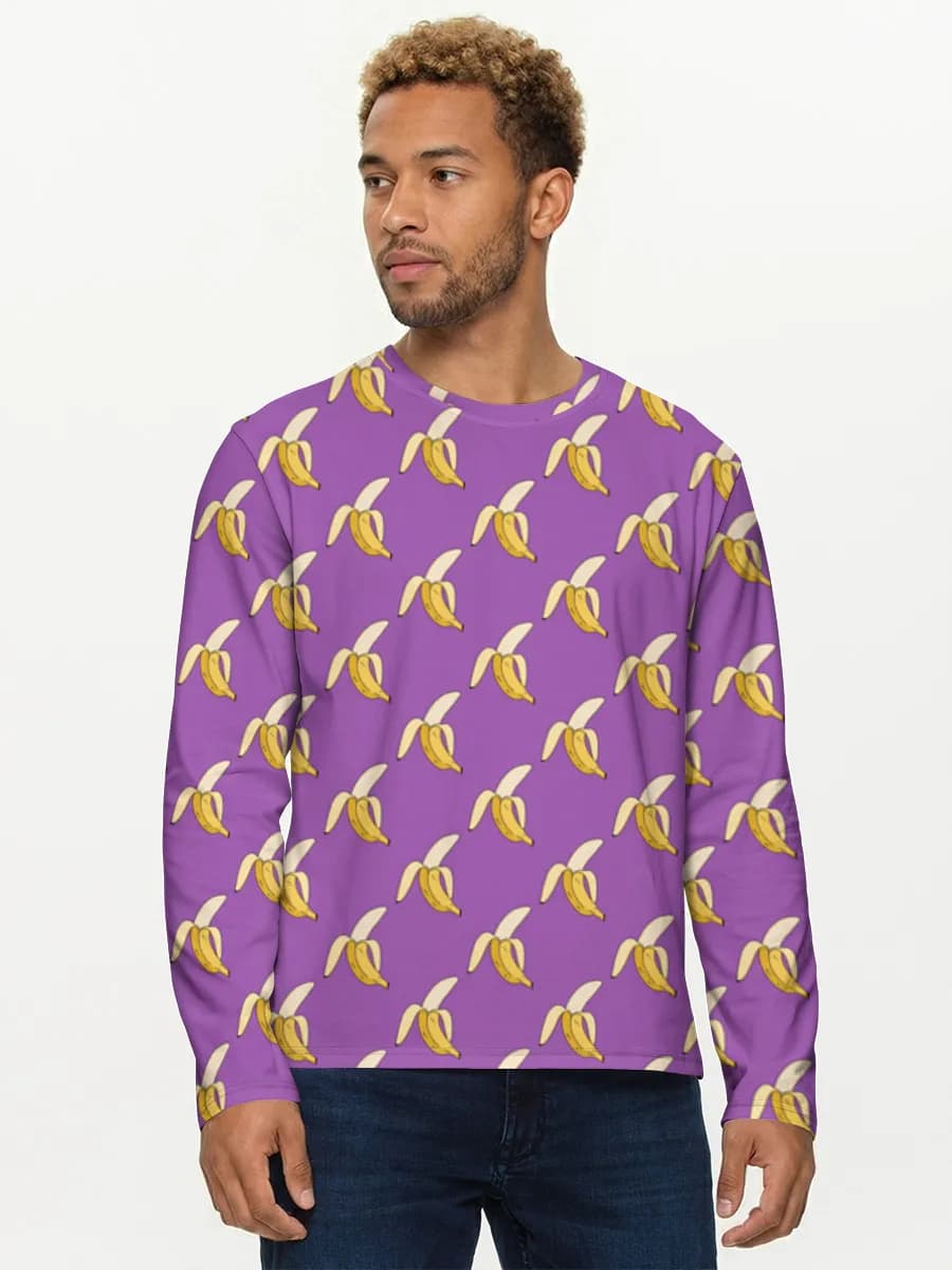 Men's cotton long sleeve shirt
