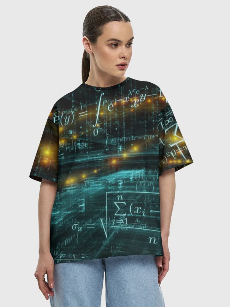 Women's oversized cotton T-shirt