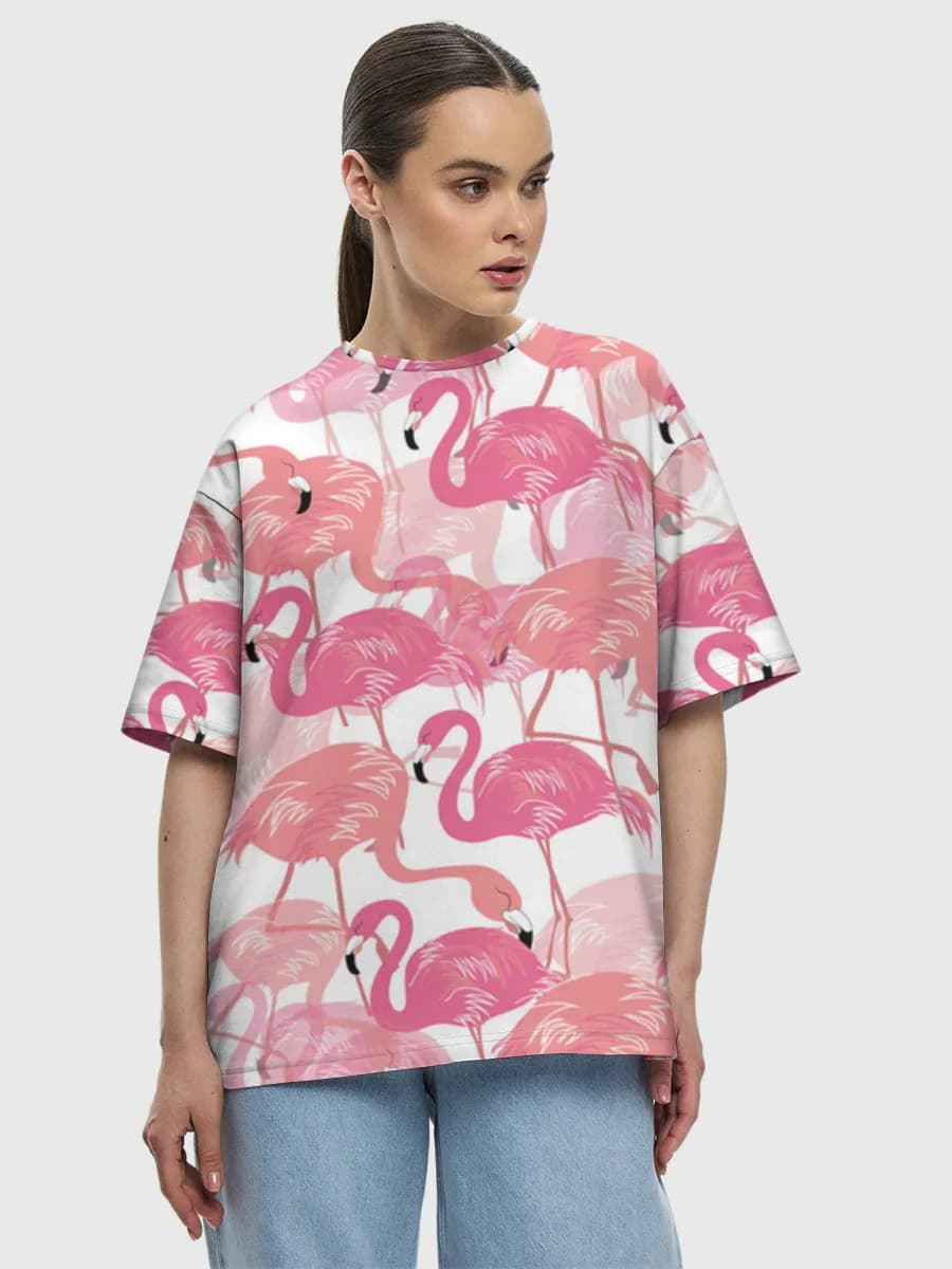 Women's oversized cotton T-shirt